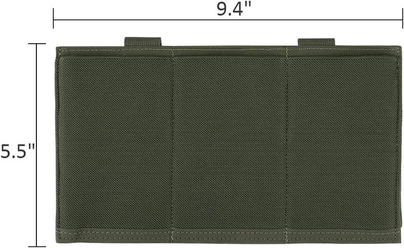 KRYDEX Molle 5.56mm Single/Double/Triple Magazine Pouch Speed Mag Pouches for .223 5.56 Magazine - Image 5